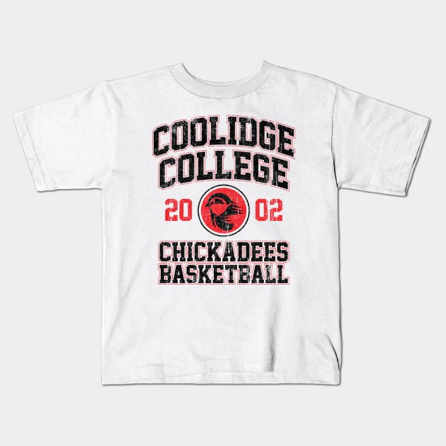 Coolidge College Chickadees Basketball - Van Wilder (Variant) Kids T-Shirt by huckblade